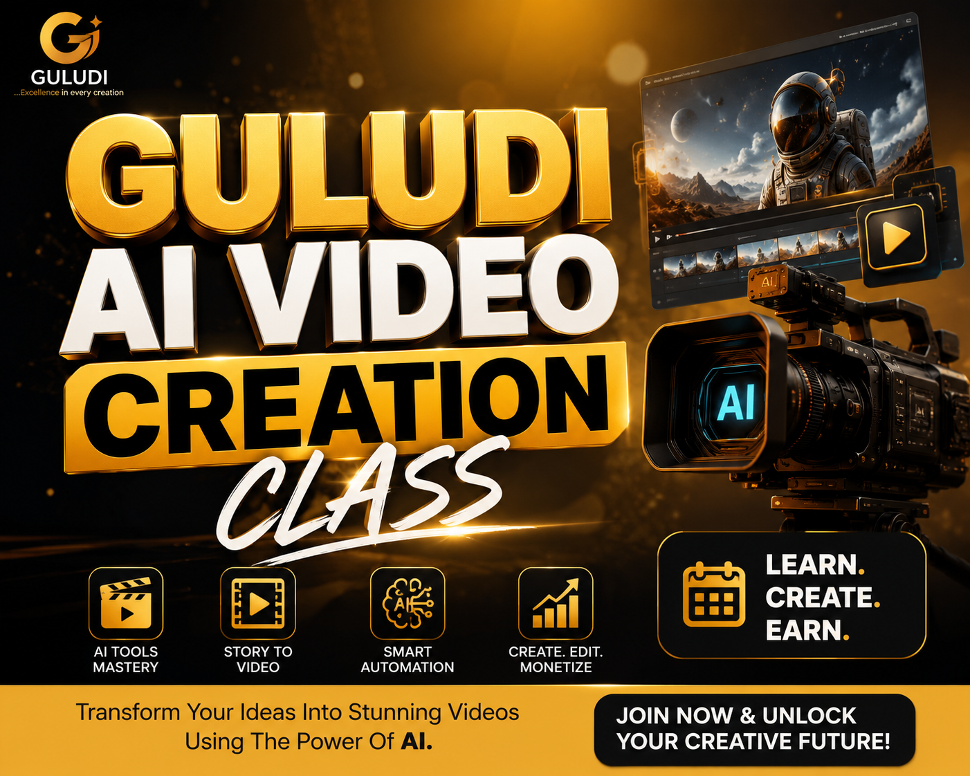 GULUDI AI VIDEO CREATION CLASS